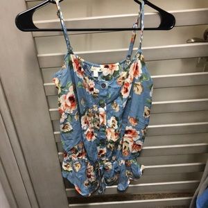 Flower tank top
